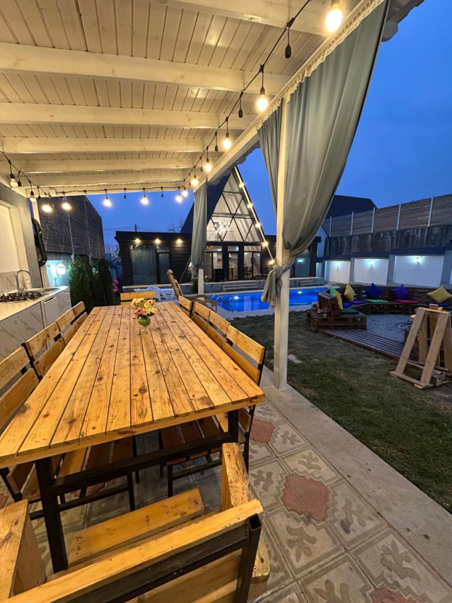Qafqaz Mountside Chalet غابالا المظهر الخارجي الصورة